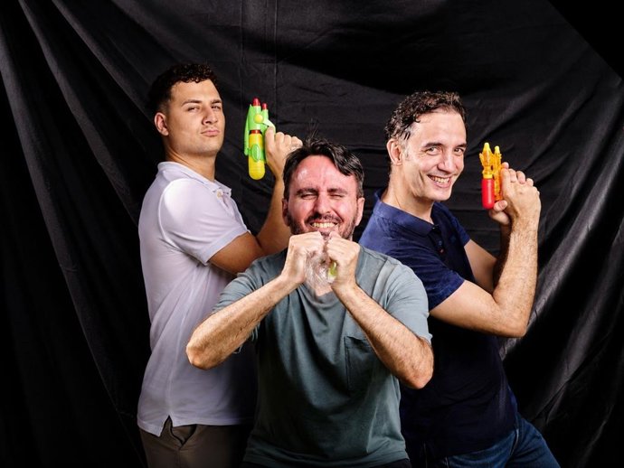 Equipo de la agencia murciana Tictag: Alejandro De Egea, Juan Pedro Esteban y Alejandro Garriga