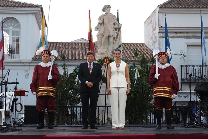 Acto de conmemoración de la partida de las Naves Descubridoras hacia el Nuevo Mundo en Palos de la Frontera (Huelva).