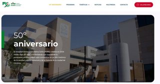 El Hospital Reina Sofía de Córdoba estrena una web específica para celebrar sus cinco décadas de historia