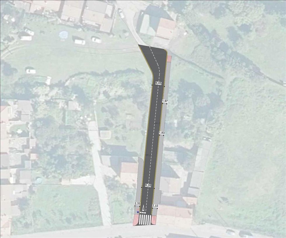 Avilés licita por 138.500 euros la mejora urbana de la Travesía del Pico Bustiello