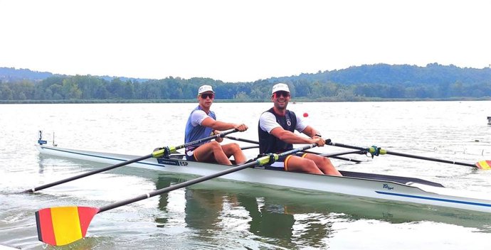 Caetano Horta y Rodrigo Conde avanzan a la final de doble scull del Europeo de remo