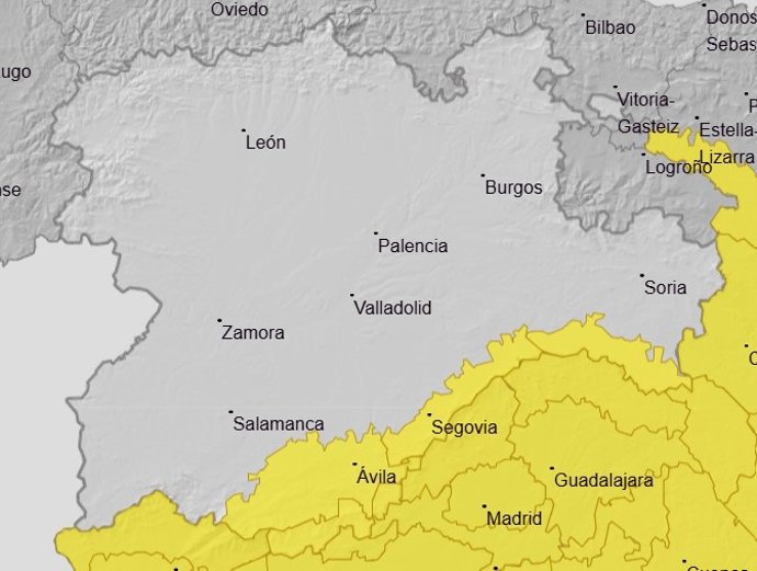 Avisos meterológicos por altas temperaturas en Castilla y León para el sábado, 1 de agosto de 2026.