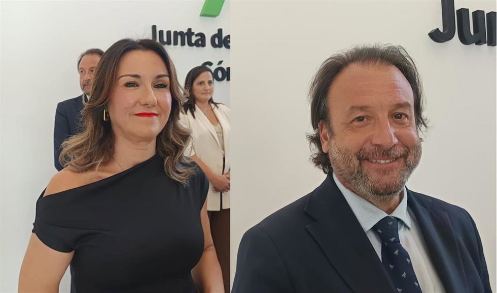 Los nuevos delegados de Agricultura, Pesca, Agua y Desarrollo Rural, y de Sostenibilidad y Medio Ambiente, Raquel López y Daniel García-Ibarrola, respectivamente