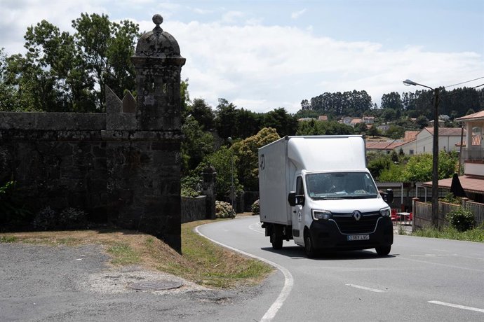Entrada do Pazo de Meirás, em 31 de julho de 2026, em Sada (A Coruña). A família Franco começou a retirar seus pertences do Pazo de Meirás. Trata-se de mais de 400 itens, entre móveis e diversos objetos.