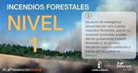 Sube a Nivel 1 el incendio forestal iniciado en Almodóvar del Campo, por afectación al tráfico ferroviario