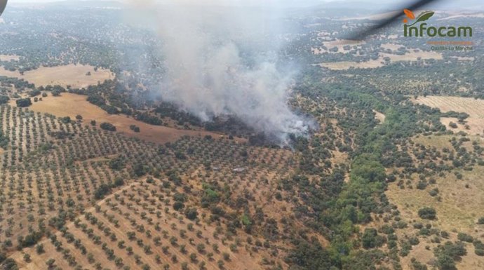 Incendio en Villarejo de Montalbán