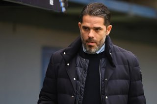 Futbol, Audax Italiano vs Universidad de Chile Fecha 16, Liga de Primera 2026. El entrenador de Universidad de Chile Fernando Gago, es fotografiado durante un partido de primera contra Audax Italiano disputado en el estadio Bicentenario La Florida en