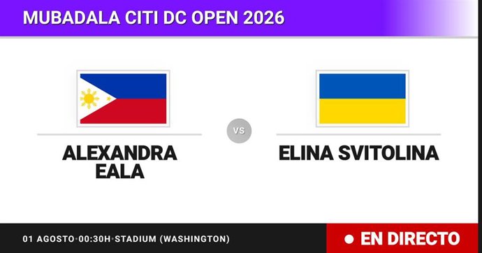 Alexandra Eala - Elina Svitolina: resumen y estadísticas del partido de Cuartos de final de Mubadala Citi DC Open