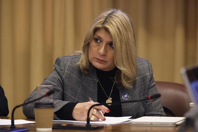 Valparaiso, 20 de julio 2026 La diputada Zandra Parisi en la Comision de La Familia Sebastian Cisternas/Aton Chile