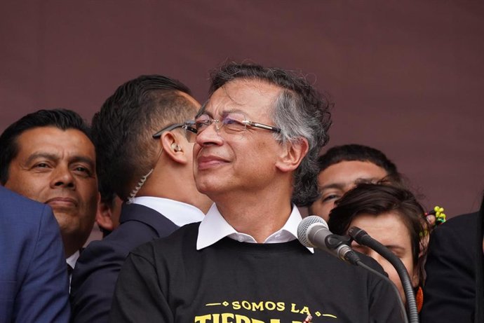 Archivo - El presidente saliente de Colombia, Gustavo Petro