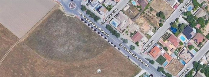 Calle de Constantino Romero de Albacete vista desde Google Maps.