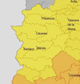 Avisos para el 1de agosto en Extremadura