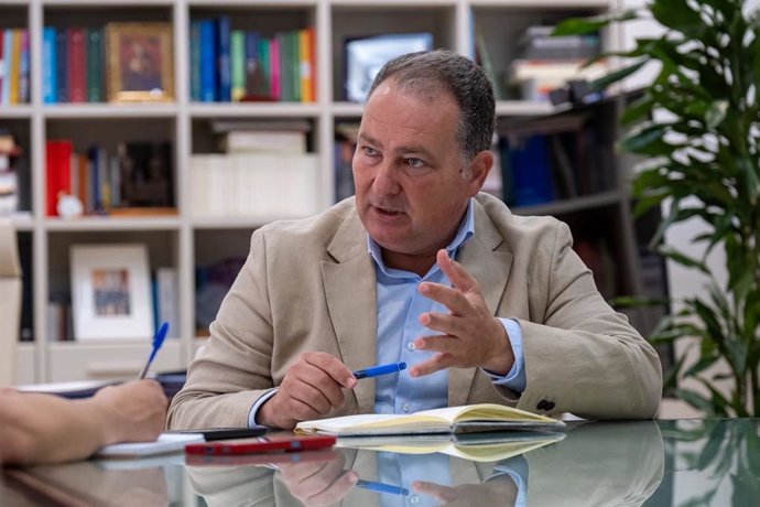 Archivo - El presidente de la Diputación de Huelva, David Toscano.
