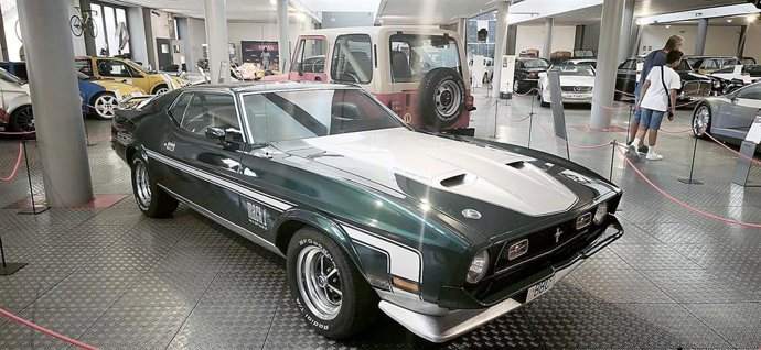 El Museo de Historia de la Automoción de Salamanca exhibe un Ford Mustang Mach I como pieza del mes de agosto