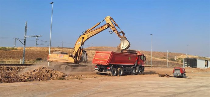 Comienzo de las obras en la Terminal Intermodal Ferroviaria de Salamanca, Puerto Seco