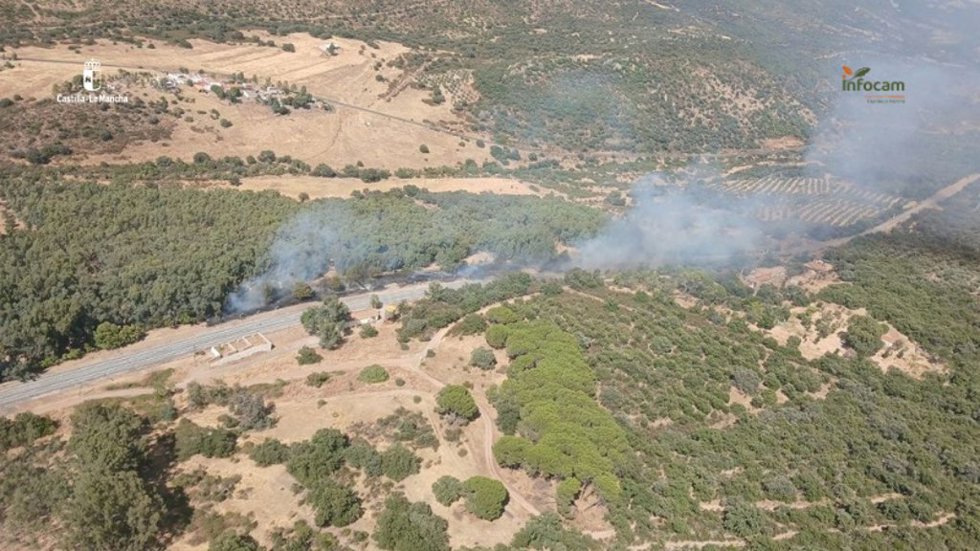 Incendio de Almodóvar del Campo.