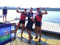 Conde y Horta se cuelgan la plata en doble scull en el Europeo de remo