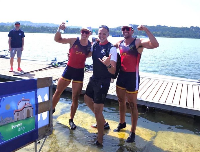 Rodrigo Conde y Caetano Horta se cuelgan la plata en doble scull en el Europeo de remo