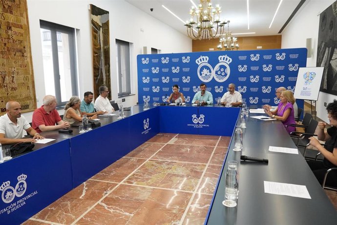 Imagen de la reunión de la Comisión Provincial de Deporte y Diversidad Funcional de la Diputación de Huelva.