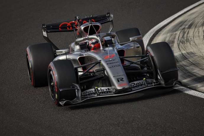 El Audi del alemán Nico Hulkenberg en el Gran Premio de Hungría