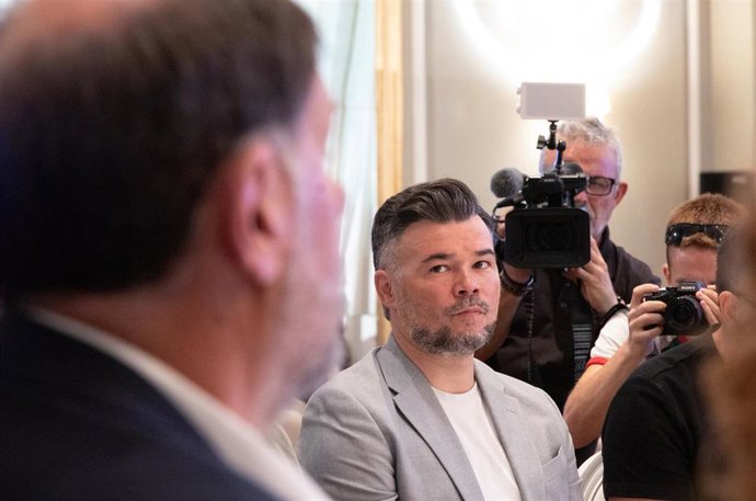 El portavoz de ERC en el Congreso, Gabriel Rufián.