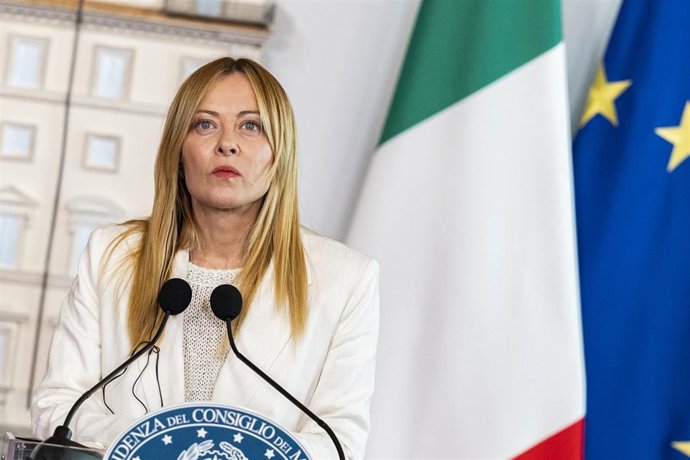 La primera ministra de Italia, Giorgia Meloni 