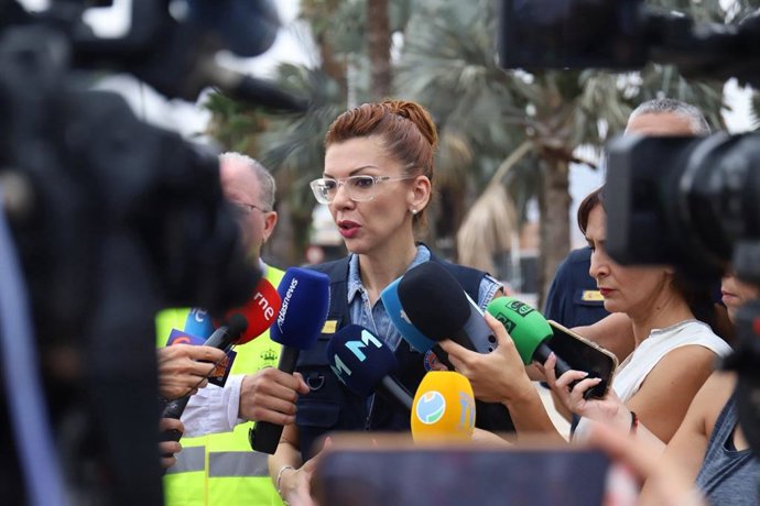 La delegada del Gobierno en Melilla, Sabrina Moh, este sábado 1 de agosto.