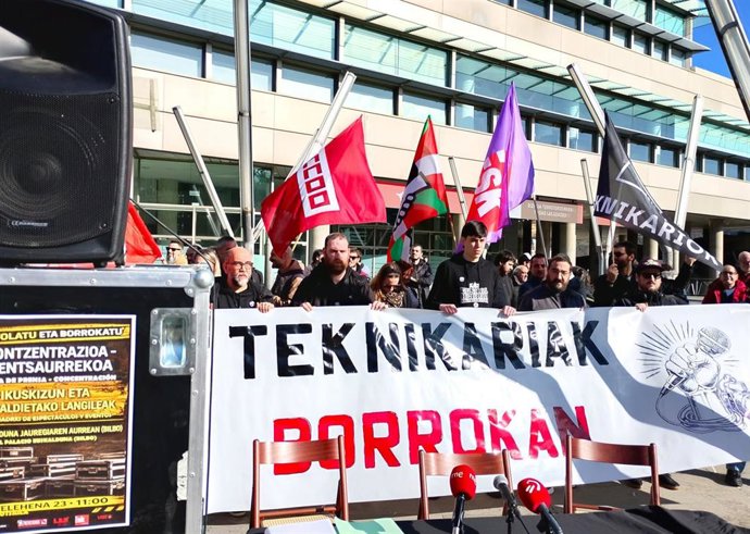Archivo - Trabajadores de eventos y espectáculos de Euskadi anuncian movilizaciones 