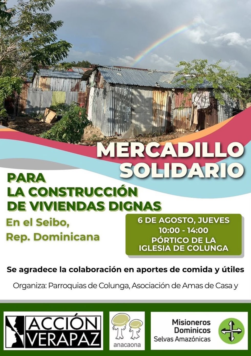 Colunga impulsa dos mercadillos solidarios para construir viviendas en República Dominicana