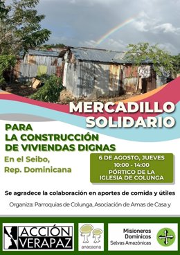 Colunga impulsa dos mercadillos solidarios para construir viviendas en República Dominicana