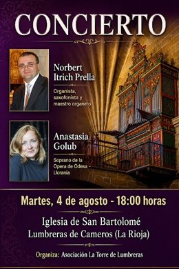 El órgano más antiguo que se conserva en La Rioja sonará este martes en Lumbreras de Cameros