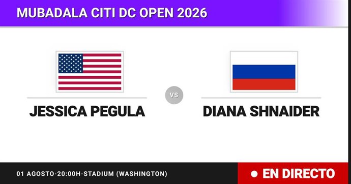 Jessica Pegula - Diana Shnaider: resumen y estadísticas del partido de Semifinal de Mubadala Citi DC Open