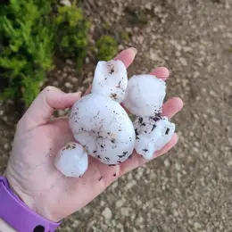 Granizo en el Caroig