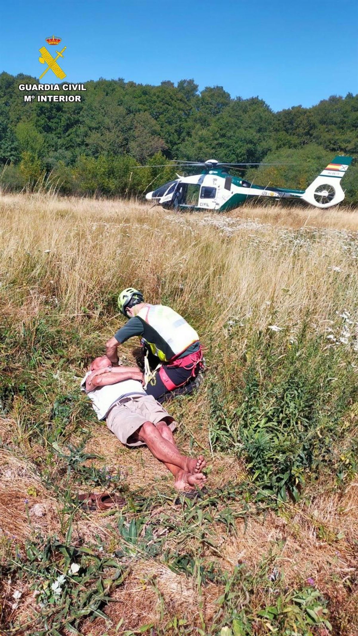 Localizado con vida un hombre de 72 años desaparecido durante tres...