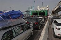 El Puerto de Tarifa (Cádiz) activa Fase de Emergencia Nivel 1 por la OPE y deriva vehículos sin billete a Algeciras