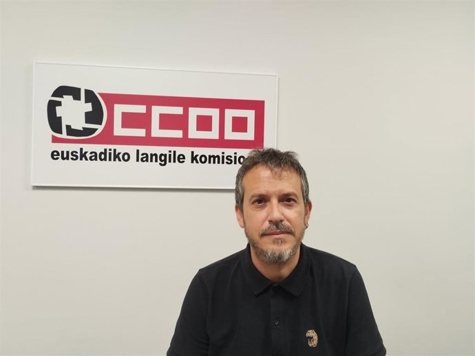 El secretario general de CCOO Euskadi, Santi Martínez