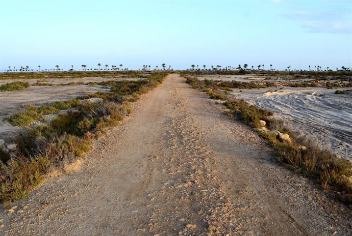 Archivo - Zona próxima a la Ribera de la Algaida, en Roquetas de Mar (Almería).