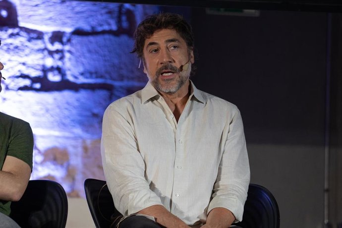 El actor Javier Bardem durante una rueda de prensa para presentar la película 'El ser querido', en el hotel Victoria, a 2 de agosto de 2026, en Palma de Mallorca, Baleares, (España). 