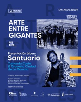 La Orquesta Ciudad de la Mancha presentará el 10 de agosto en Campo de Criptana 'Santuario', su primer álbum.