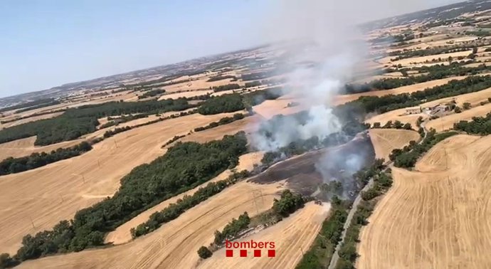 Imatge de l'incendi