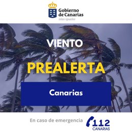 Prealerta de viento en Canarias