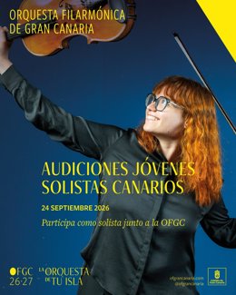 Audiciones de la Fundación Orquesta Filarmónica de Gran Canaria para cantantes e instrumentistas solistas