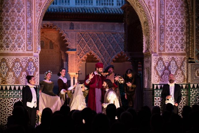 Recreación en el Alcázar de la Boda de Carlos V e Isabel de Portugal