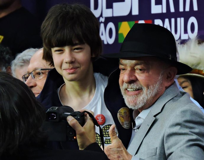 25 de julho de 2026, Campinas, São Paulo, Brasil: Campinas (SP), 25 de julho de 2026 — Política/Convenção/PT — O presidente Luiz Inácio Lula da Silva participa da convenção estadual do Partido dos Trabalhadores em São Paulo para indicar oficialmente Ferna