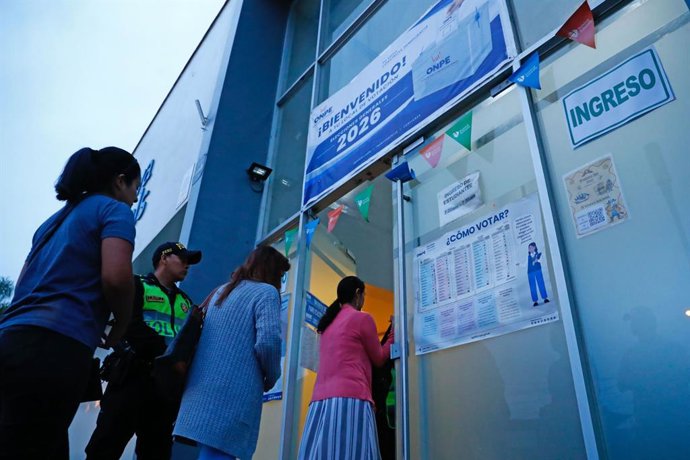 Archivo - Perú.- ERM 2026: conoce cómo se designarán los locales de votación