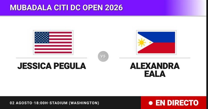 Jessica Pegula - Alexandra Eala: resumen y estadísticas del partido de Final de Mubadala Citi DC Open