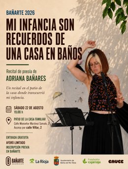Adriana Bañares Camacho presentará en Bañarte el recital más personal de su trayectoria