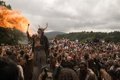 Catoira (Pontevedra) celebra el tradicional desembarco de su Romaría Vikinga ante la mirada de miles de personas