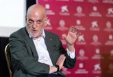 Foto: Tebas: "El 'ser no tan superior' tiene poca credibilidad para dar lecciones sobre el futuro del fútbol"