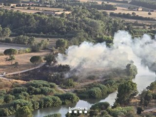 Imatge de l'incendi